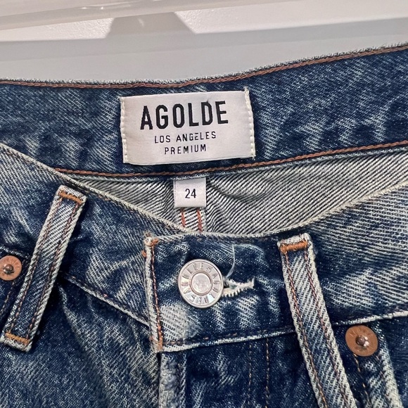 Agolde Parker Vintage Jean Shorts - Picture 2 of 3